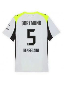 Billige Borussia Dortmund Ramy Bensebaini #5 Bortedrakt 2025-26 Kortermet